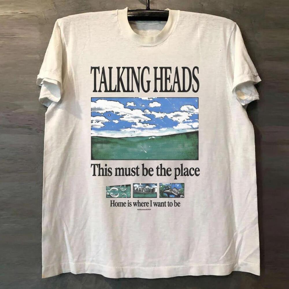 Talking Heads White Band Tee